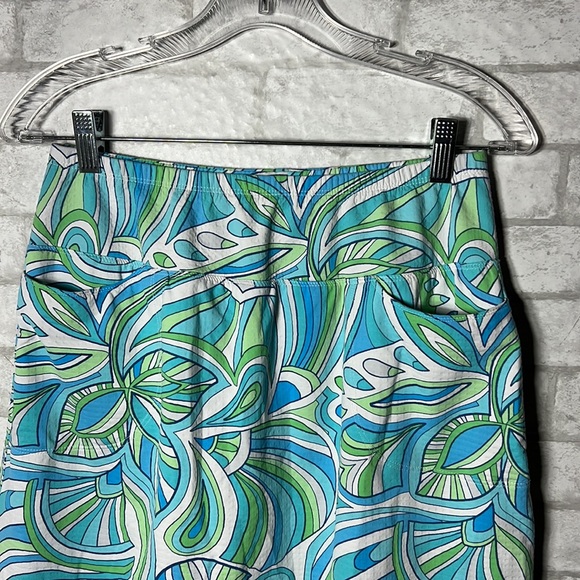 Icikuls printed colorful skirt size medium - Picture 3 of 9